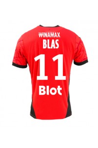 Stade Rennais Ludovic Blas #11 Fotballdrakt Hjemme Klær 2024-25 Korte ermer